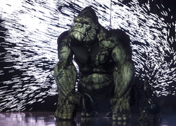 Image of Creature Designer: Sonny Tilders, Aerial Director and King's Men Movement: Gavin Robins, Puppetry Director: Peter Wilson, Kong's Voice: Harley Durst, The King's Men: Lincoln Barros, James Brown, Adam Davis, Simon Fairweather, Josh Feldschuh, Brett Franzi, Nathan Jones, Nathan Kell, Troy Phillips, Mike Snow, Maxwell Trengove, Tayo Wilson, Kong Voodoo: Harley Durst, Danny Miller, Jacob Williams (Kong Captain), Steve Coupe (Puppetry Captain & Voodoo Understudy), Circus Captain: Leigh-Anne Vizer